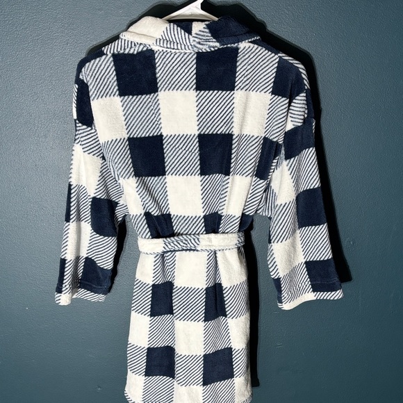 Kids Checkered Pajama Robe - Picture 6 of 6